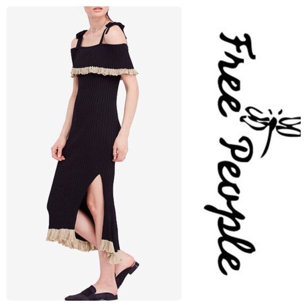 Free People cold shoulder sweater dress